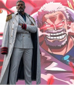 One Piece Garp Marine Trench Coat