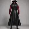 One Piece Mihawk Leather Long Coat One Piece Mihawk Leather Long Coat