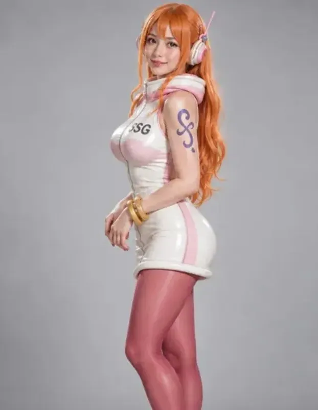 One Piece Nami Egghead Leather Dress