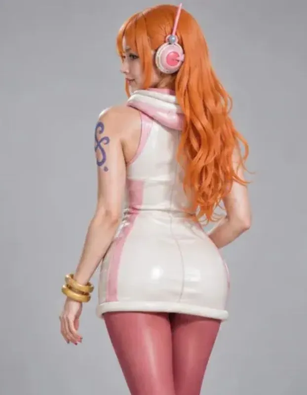 One Piece Nami Egghead Leather Dress