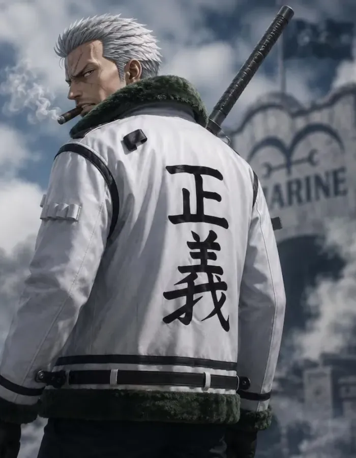 One Piece Smoker Leather Jacket One Piece Smoker Leather Jacket