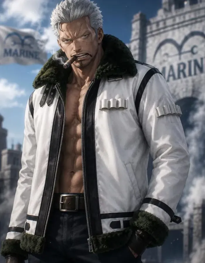 One Piece Smoker Leather Jacket One Piece Smoker Leather Jacket