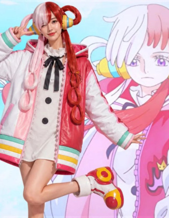 One Piece Uta Pink Hooded Jacket