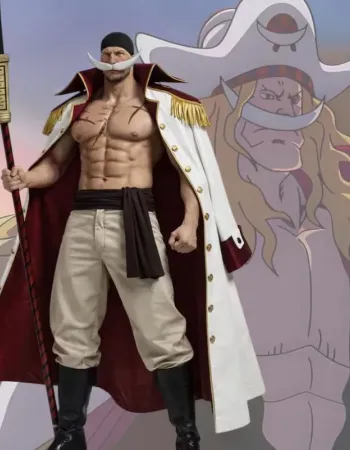 One Piece Whitebeard Captain Trench Coat
