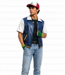 Pokemon Ash Ketchum Inspired Cosplay Jacket