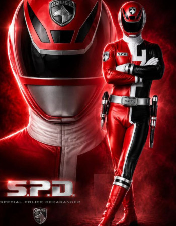 Power Rangers SPD Jack Landors Red Ranger Leather Jacket