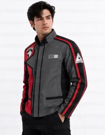 Power Rangers SPD Red Ranger Biker Jacket Power Rangers SPD Red Ranger Biker Jacket