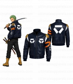 One Piece Roronoa Zoro Bomber Cosplay Jacket