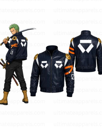 One Piece Roronoa Zoro Bomber Cosplay Jacket