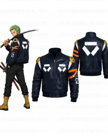 One Piece Roronoa Zoro Bomber Cosplay Jacket