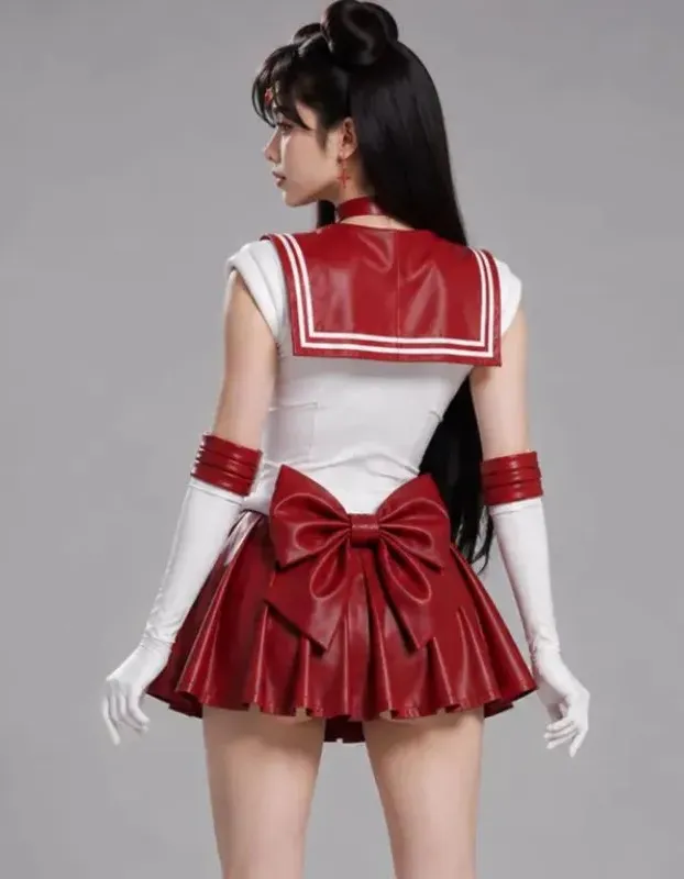 Sailor Moon Sailor Mars Leather Dress
