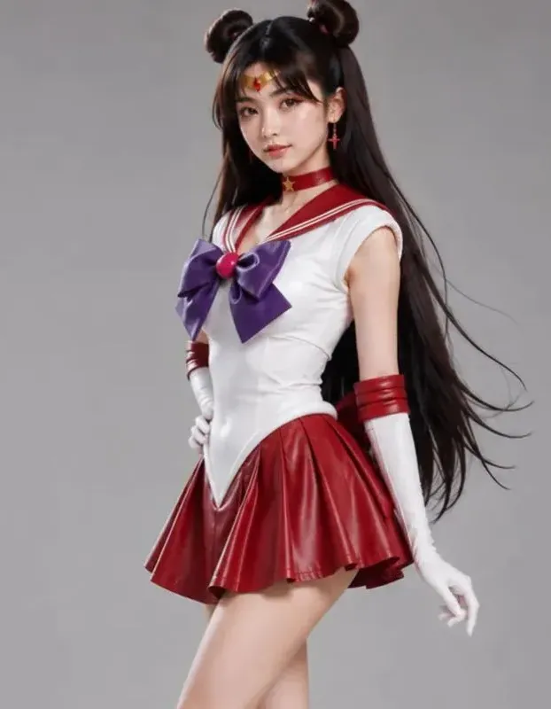 Sailor Moon Sailor Mars Leather Dress