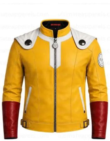 One Punch Man Saitama Biker Jacket One Punch Man Saitama Biker Jacket