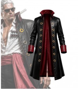 Smoker One Piece Black Trench Coat