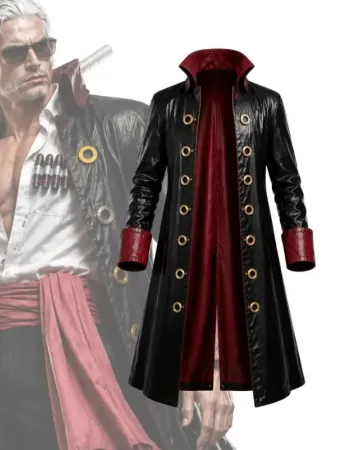 Smoker One Piece Black Trench Coat