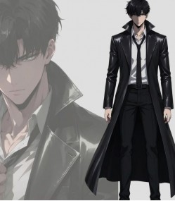 Solo Leveling Hunter Jin-woo Sung Leather long Coat
