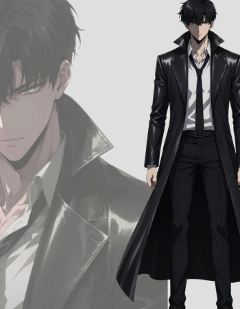 Solo Leveling Hunter Jin-woo Sung Leather long Coat