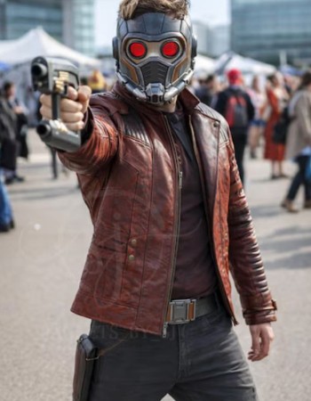 Guardians Galaxy Star Lord Leather Jacket