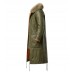 Steve Fox Tekken 8 Olive Green Hooded Coat