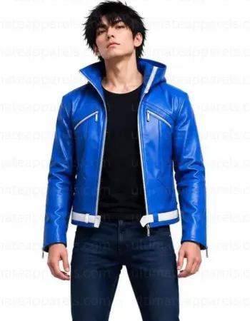 Sung Jin Woo Solo Leveling Hooded Biker Jacket Sung Jin Woo Solo Leveling Hooded Biker Jacket