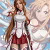 Sword Art Online Asuna Leather Dress