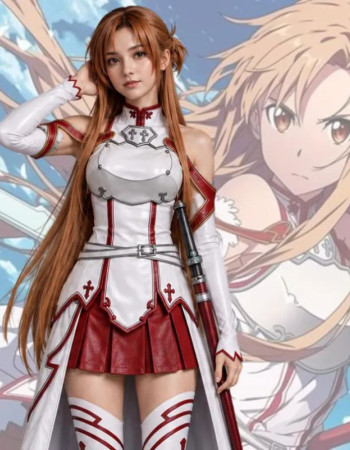 Sword Art Online Asuna Leather Dress