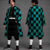 Tanjiro Kamado Demon Slayer Checkered Haori Coat Tanjiro Kamado Demon Slayer Checkered Haori Coat