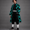Tanjiro Kamado Demon Slayer Checkered Haori Coat Tanjiro Kamado Demon Slayer Checkered Haori Coat