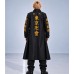Tokyo Revengers Mikey Black Leather Trench Coat