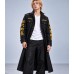 Tokyo Revengers Mikey Black Leather Trench Coat