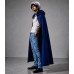 Trafalgar Law One Piece Blue Fur Coat