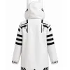 VTuber Fubuki Hooded Leather Jacket VTuber Fubuki Hooded Leather Jacket