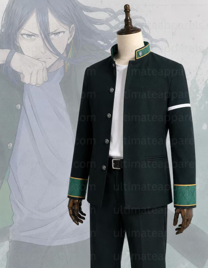 Wind Breaker Hayato Suo Green Blazer Jacket Wind Breaker Hayato Suo Green Blazer Jacket