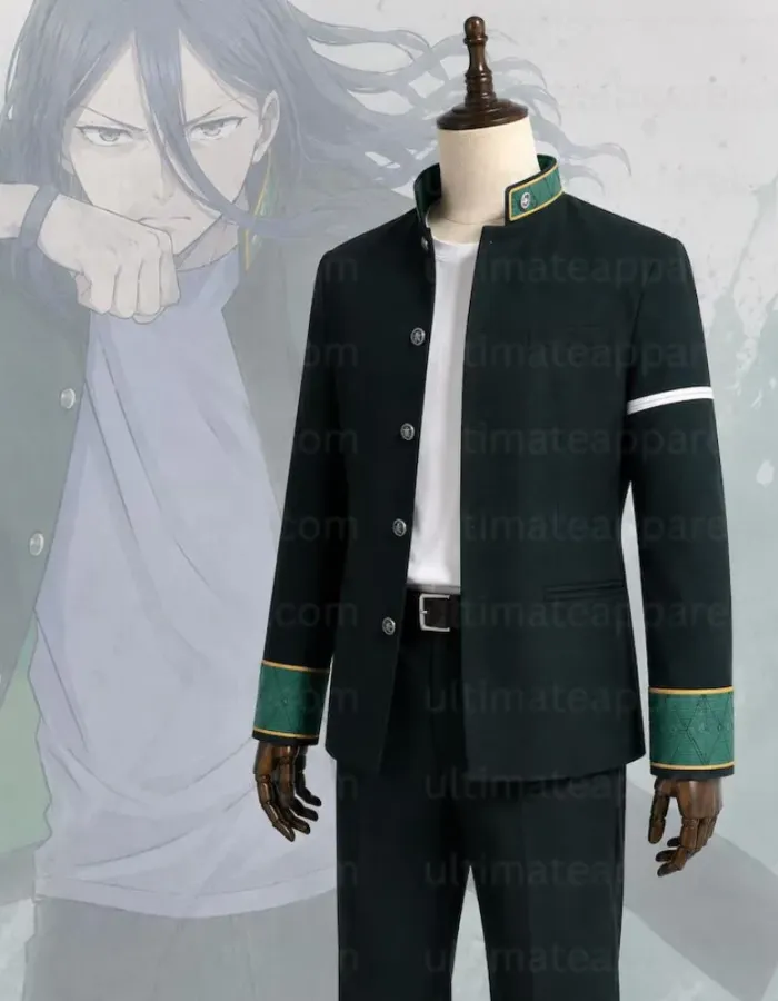 Wind Breaker Hayato Suo Green Blazer Jacket Wind Breaker Hayato Suo Green Blazer Jacket