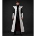 Yu Gi Oh Seto Kaiba white Leather Trench Coat