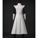 Yu Gi Oh Seto Kaiba white Leather Trench Coat