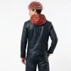 Jujutsu Kaisen Yuji Itadori Leather Jacket Jujutsu Kaisen Yuji Itadori Leather Jacket