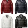 Men’s Black Alligator Crocodile Genuine Leather Jacket Men’s Black Alligator Crocodile Genuine Leather Jacket