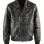 Pelle Pelle Style Men's Black Crocodile Embossed Studded Leather Jacket