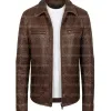 Steve Rogers Captain America Brown Leather Jacket Steve Rogers Captain America Brown Leather Jacket