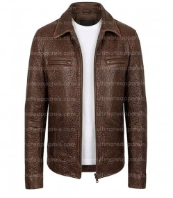 Steve Rogers Captain America Brown Leather Jacket