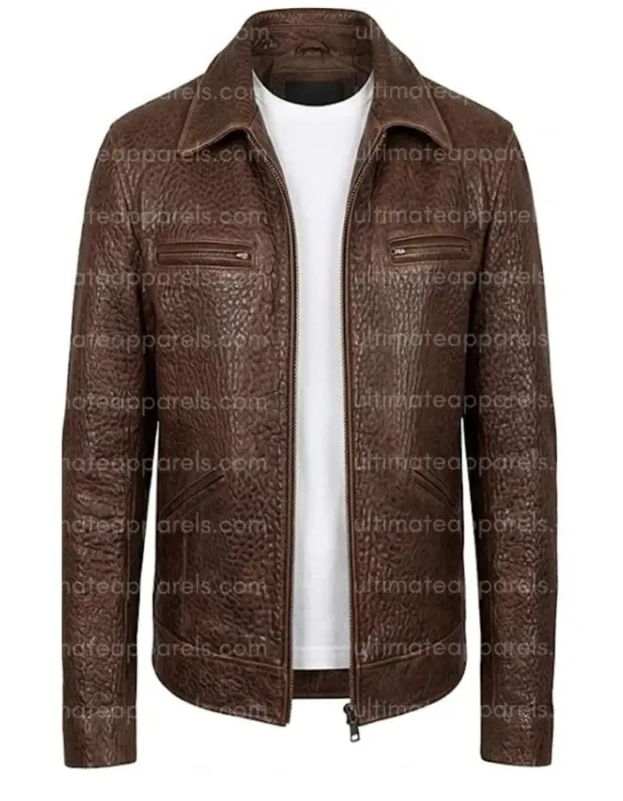 Steve Rogers Captain America Brown Leather Jacket Steve Rogers Captain America Brown Leather Jacket