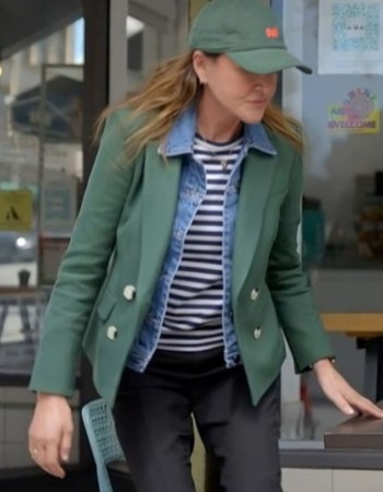 Shrinking S2 Christa Miller Green Blazer