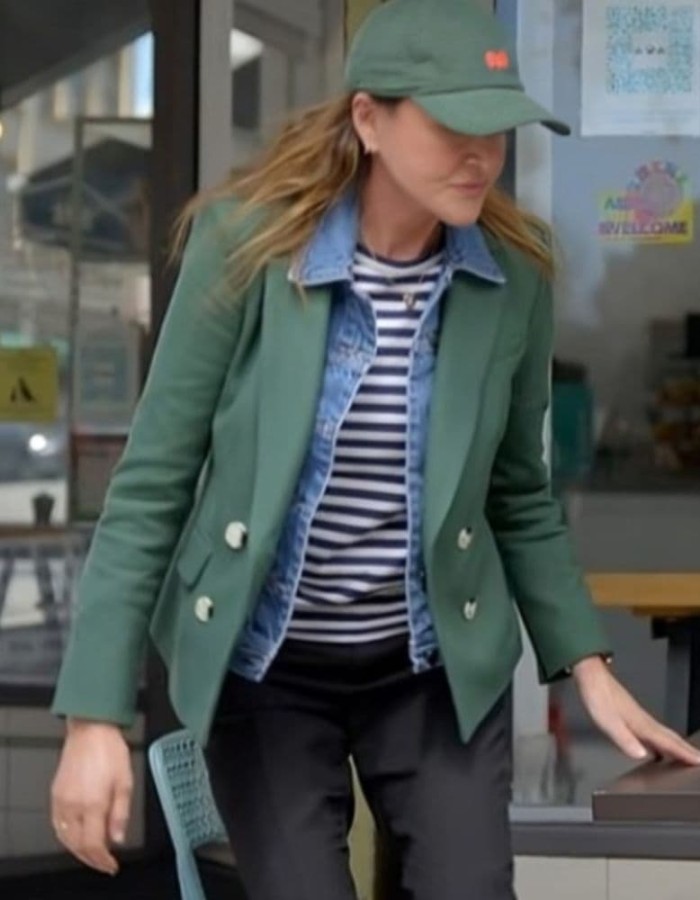Shrinking S2 Christa Miller Green Blazer Shrinking S2 Christa Miller Green Blazer