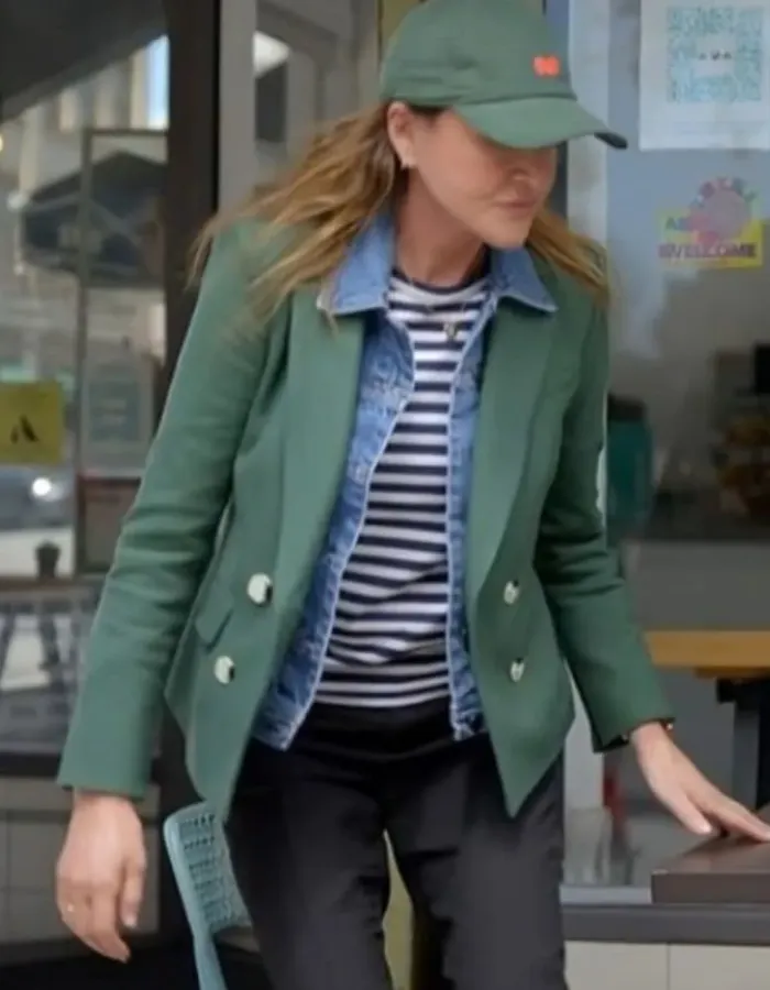 Shrinking S2 Christa Miller Green Blazer