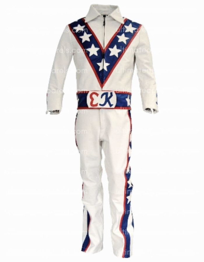 Daredevil Evel Knievel Motorcycle Leather Jacket Daredevil Evel Knievel Motorcycle Leather Jacket