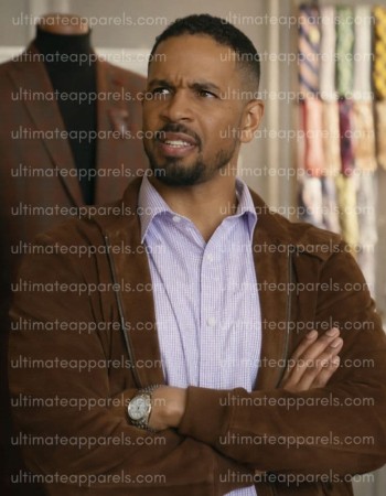 Shrinking S03 Damon Wayans Jr. Derrick Brown Jacket