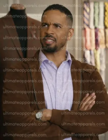 Shrinking S03 Damon Wayans Jr. Derrick Brown Jacket