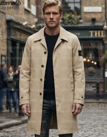 Green Street Charlie Hunnam (Pete Dunham) Trench Coat
