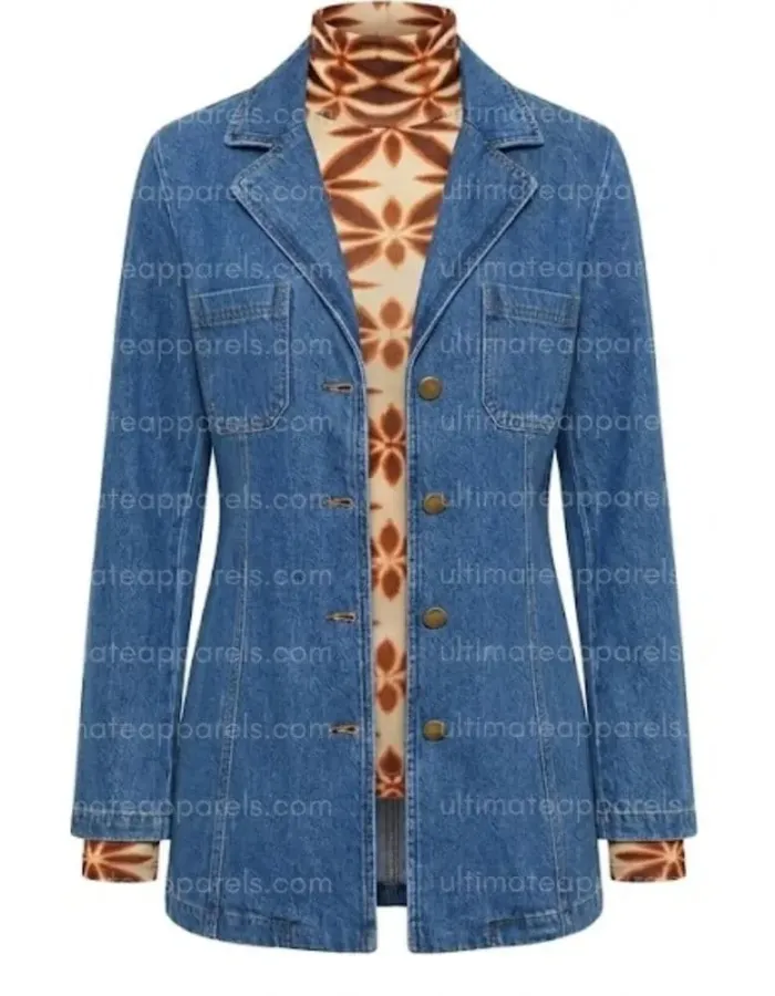 Shrinking S02 Jessica Williams Gaby Denim Blue Jacket